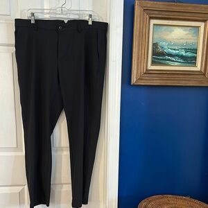 Men’s Dunning Black Polyester & Spandex Athletic Golf Pants Size 36 x 30